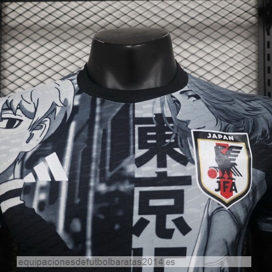Nuevo Tailandia Especial Jugadores Camiseta Japon 2024 Negro Gris Baratas